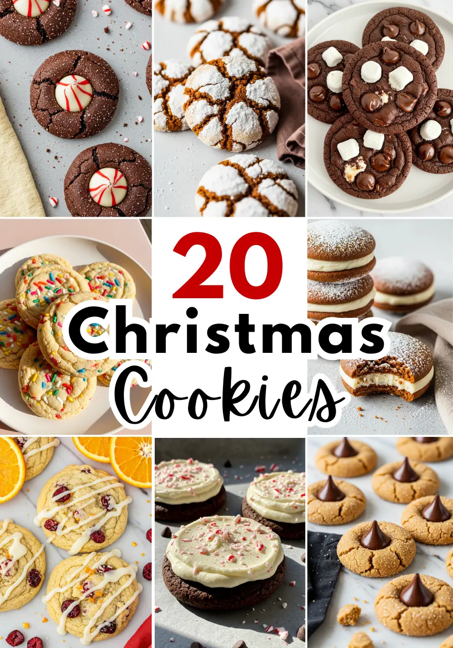 20 christmas cookies
