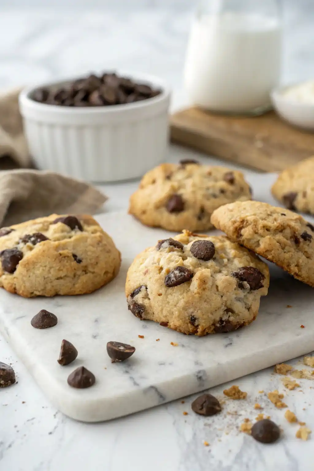Cottage Cheese Chocolate Chip Cookies