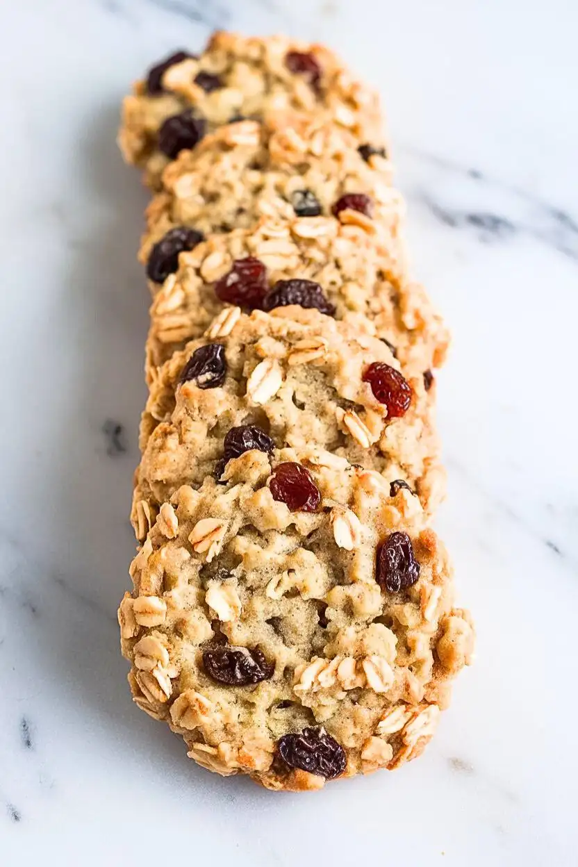 protein oatmeal raisin cookies.